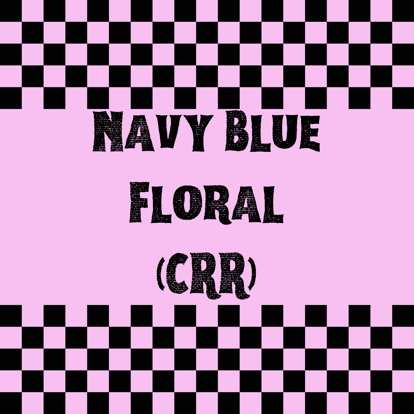 Navy Blue Floral (CRR)