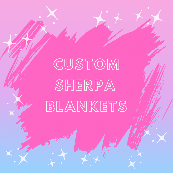 Sherpa Blankets Custom