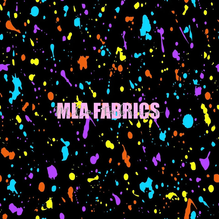 RTS FABRIC COLOR SPLATTER DESIGN