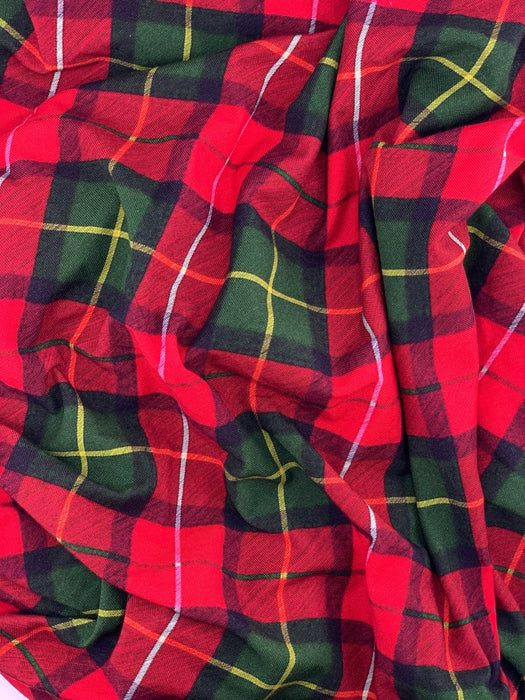 RTS COTTON LYCRA-christmas plaid