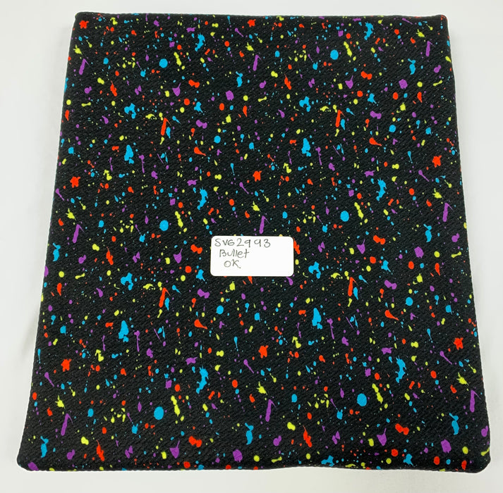 RTS FABRIC COLOR SPLATTER DESIGN