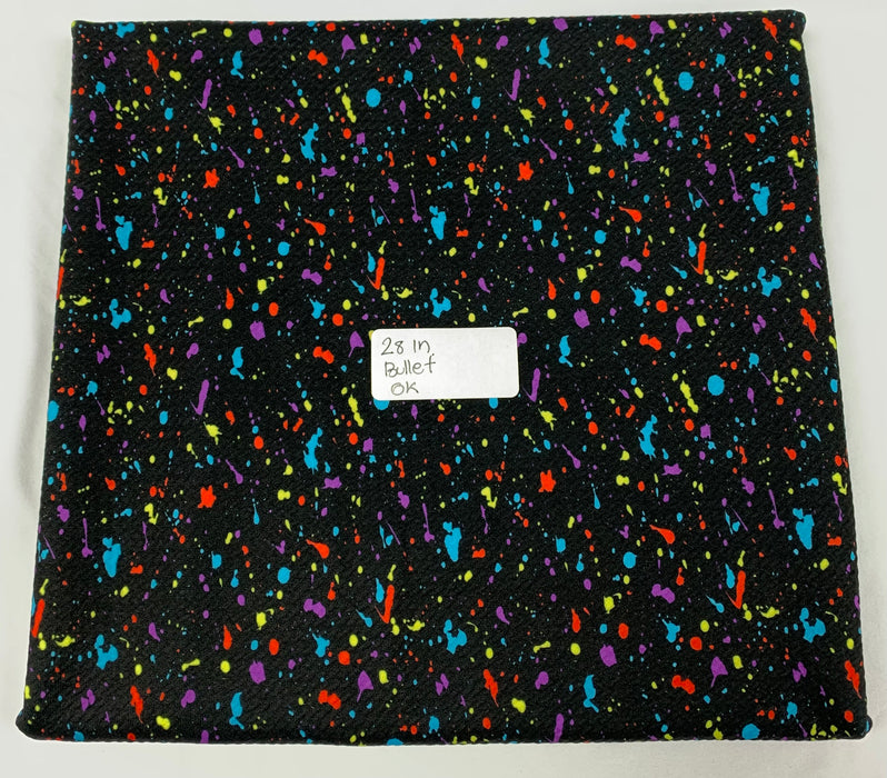RTS FABRIC COLOR SPLATTER DESIGN