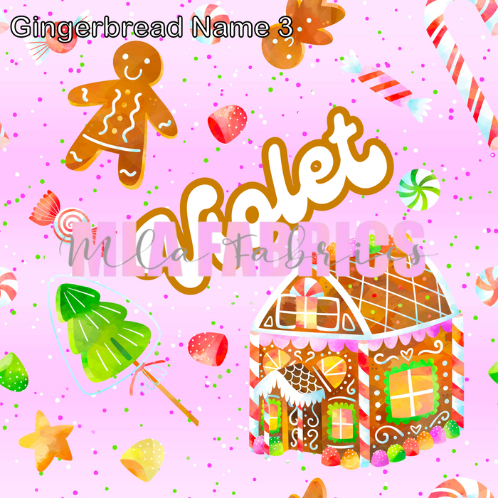 Gingerbread Name 3