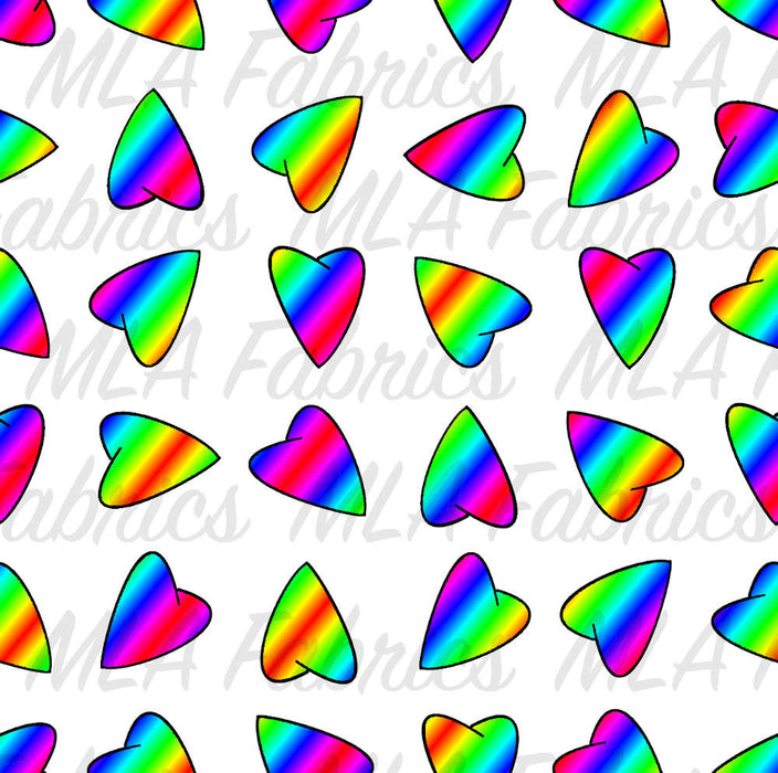Rainbow Hearts #2 2 Colors Available