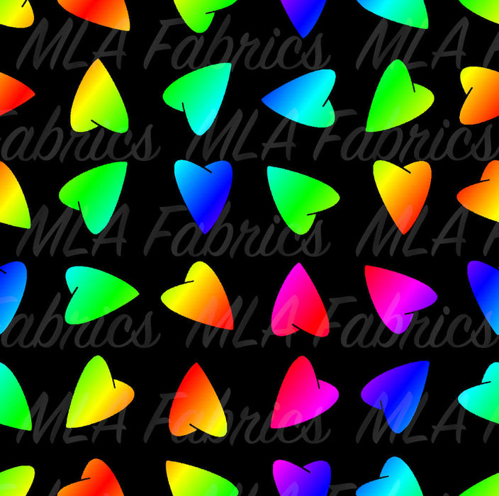Rainbow Hearts 2 Colors Available