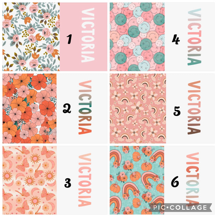 Two Tone Name Bows- Set 2